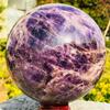 1pcs Natural Fantasy Amethyst Quartz Sphere Ornament Purple Crystal Ball Decoration-55mm view 4