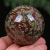 2.24 Natural Dragon Blood Stone Jasper Crystal Sphere Ball Crystals view 1