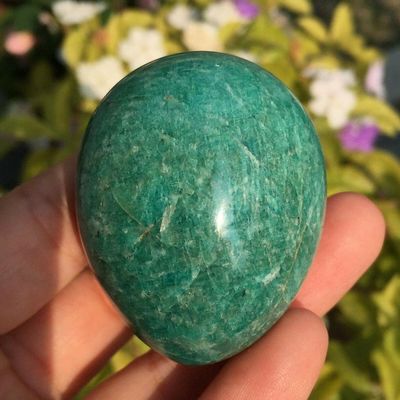 104g Natural Tianhe Stone Egg Crystal Rough Grinding