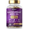 Blackcurrant Seed Oil 1000mg | 90 Softgel Capsules | Natural Source of GLA | High Strength Blackcurrant Supplement | Horbaach view 1