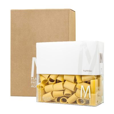 Mancini Pastificio Agricolo - Authentic Italian Pasta - Tuffoli - 6 x 1 Kg (35.2 oz)