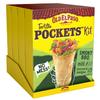 Old El Paso Mild Smoky BBQ Tortilla Pockets Fajita Kit, 380 g, Pack of 4 (32 pockets in total) view 1