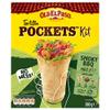 Old El Paso Mild Smoky BBQ Tortilla Pockets Fajita Kit, 380 g, Pack of 4 (32 pockets in total) view 2