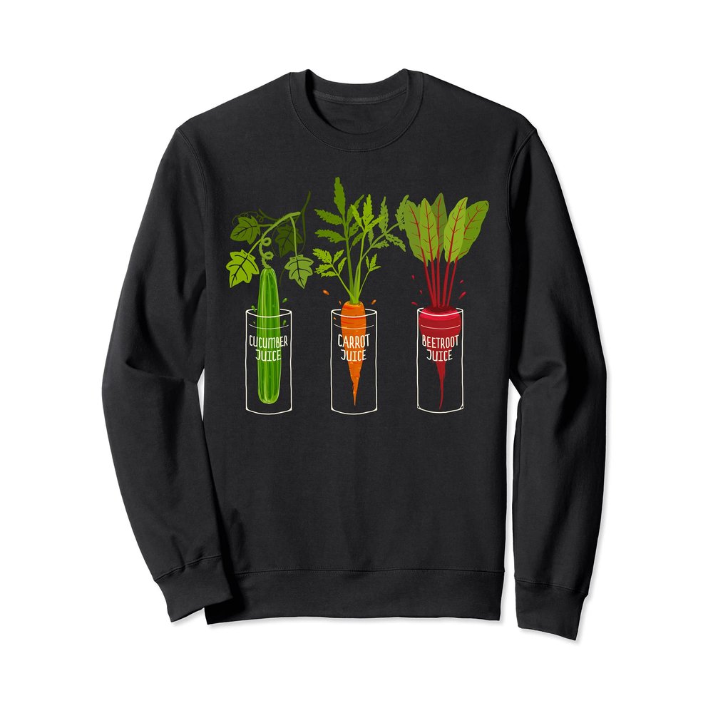 Juicing Cleanse Vegan Garden Juice Sweatshirt