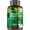 WeightWorld Choline Bitartrate Supplement 714mg | 180 Capsules | 3 Months Supply | Non-GMO & Gluten-Free | Choline Contributes to The Maintenance of Normal Liver Function (EFSA Claims) view 1