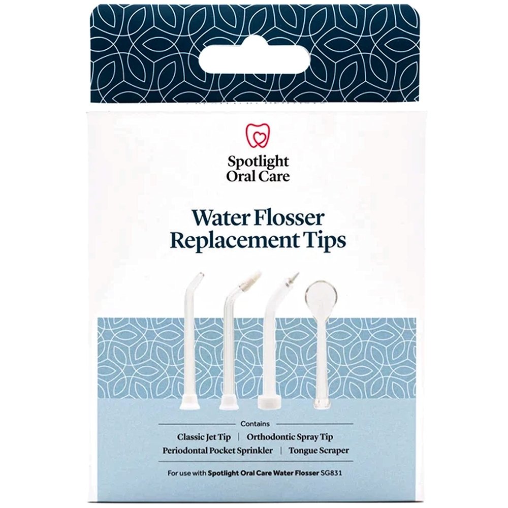 Spotlight Oral Care Water Flosser 4 Replacement Tips - Pack of 1