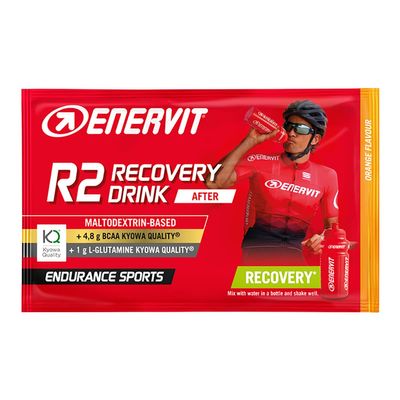 Enervit Sport Recovery Drink Powder, Orange, 20 Sachets