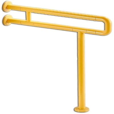 NZDY Free of Lead Barthoom Safety Grab Bar U-Shaped Stainless Steel Non-Slip Handle Disabled Elderly Barrier-Free Bathroom Shower Shower Handle Bathroom Balance Bar Grab Bar for Toilet,Yellow,60*70Cm