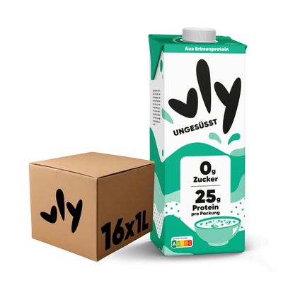 vly A Creamy Delicious Pea-Protein + Calcium Milk Alternative | Vegan Milk Alternative UNSWEETENED Sugar Free & Protein Rich | Plant-based Optimal Healthy Substitute Drink
