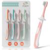 Cherish Baby Care Kids Toothbrush Set (4-Pack) - BPA-Free & Safety-Tested Kids Toothbrush for 1 Year Old, Designed by a Paediatric Dentist, Soft-Grip Toothbrush 1-2 Years (Multi) view 1