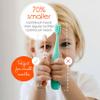 Cherish Baby Care Kids Toothbrush Set (4-Pack) - BPA-Free & Safety-Tested Kids Toothbrush for 1 Year Old, Designed by a Paediatric Dentist, Soft-Grip Toothbrush 1-2 Years (Multi) view 4