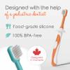 Cherish Baby Care Kids Toothbrush Set (4-Pack) - BPA-Free & Safety-Tested Kids Toothbrush for 1 Year Old, Designed by a Paediatric Dentist, Soft-Grip Toothbrush Kids 1-2 Years (Multi) view 3