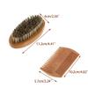 Beard Grooming Kit for Men, Beard Brush & Wooden Comb Kit Beard Care Kit for Styling, Shaping, Trimming and Growth view 2
