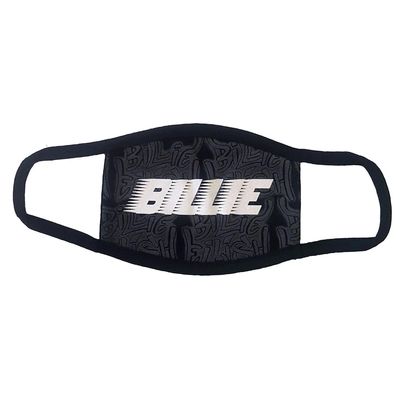 Billie Eilish Unisex Adult Racer Logo Face Mask (One Size) (Black/White)