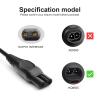 HQ8505 Power Cord Compatible with Philips Shaver Charger Cord Portable Adapter for Norelco Oneblade Shaver Speed XL/Smarttouch XL/Spectra/Arcitec HQ8505 Charger Spectra Models Series view 4