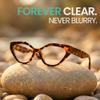 2SeeLife Oversized TR-90 Cat Eye Reading Glasses for Women Medium-Wide Fit, Sturdy Frame, Premium Geometric Readers, Brown Tortoise, +2.50 view 2