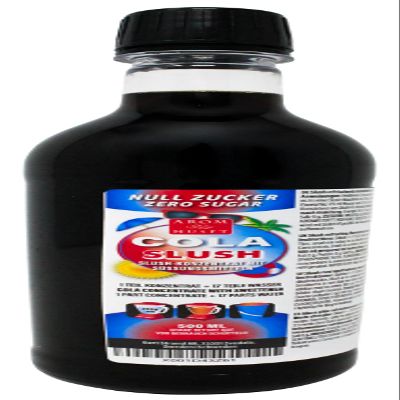Aromhuset Zero Sugar Cola Slush Concentrate - 500ml - Delicious Guilt-Free Slushie Syrup Mix for Ice Drinks, Smoothies, DIY Cocktails, and Slush Machines - Mixing Ratio 1-17