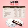 Diablo No Added Sugar Dark Cookies & Cream with Milk Cream Filling Covered in White Glaze  No Added Sugar Biscuits Snacks for All, Sweet Treats Sweetened with Maltitol, 128g (Pack of 2) view 2