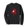Chinese Red Dragon Drinking Boba Bubble Milk Tea Sweatshirt view 1