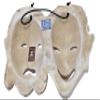 Mask Comedy and Tragedy Happy Sad Greek Theater Symbol Wall Dcor Cast Stone view 2