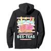Kawaii Boba Bes-Teas, Besties Best Friends Bubble Tea Pullover Hoodie view 1