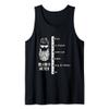 Beard o Meter for Bearded Mens with Beard scale Tank Top view 1