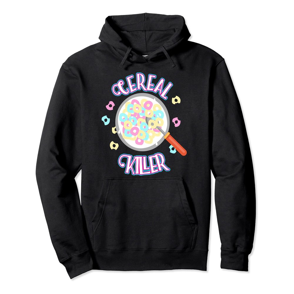 Cereal killer gift for wheat oat lovers Pullover Hoodie