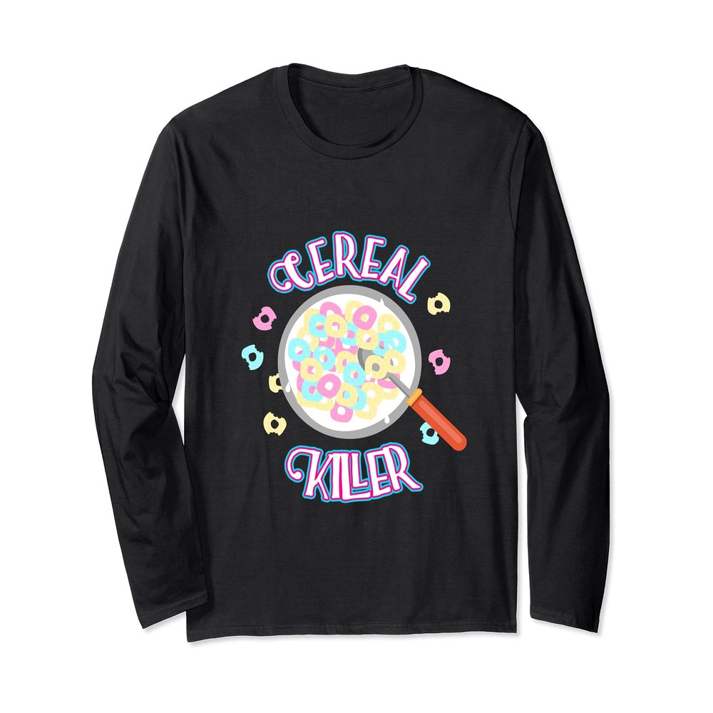 Cereal killer gift for wheat oat lovers Long Sleeve T-Shirt