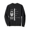 Beard o Meter for Bearded Mens with Beard scale Sweatshirt view 1