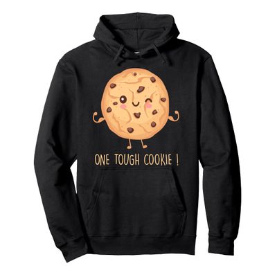 Funny Chocolate Chip Cookies One Tough Cookie Pullover Hoodie