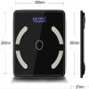 XIXIDIAN Body Fat Scale, Digital Body Weight Smart Wireless Bathroom BMI Composition Analyzer Health Monitor Tempered Glass Platform Large Digital Backlit LCD with Smartphone App view 3