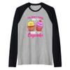 You Really Know How To Frost My Cupcake Baking Baker Bakery Raglan Baseball Tee view 1