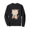 Boba Tea Bubble Tea Kawaii Japanese Lover Cat Kitten Drinkin Sweatshirt view 1