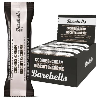Barebells Protein Bar Cookies & Cream 12 x 55g