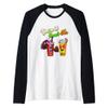 Bubble Milk Tea Food Pun Valentines You're A Sweet Tea Girls Raglan Baseball Tee view 1