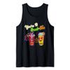 Bubble Milk Tea Food Pun Valentines You're A Sweet Tea Girls Tank Top view 1