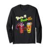 Bubble Milk Tea Food Pun Valentines You're A Sweet Tea Girls Long Sleeve T-Shirt view 1