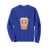 Cute Kawaii Boba Milk Tea Bubble Tapioca Pearls Tea Lover Sweatshirt view 1