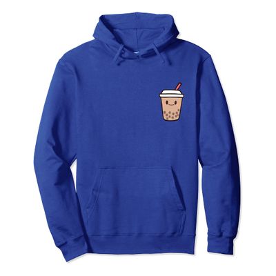 Cute Kawaii Boba Milk Tea Bubble Tapioca Pearls Tea Lover Pullover Hoodie