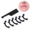 Yooyg Nose Shaper Lifter Clip, Silica Gel Nose Bridge Straightener Corrector, 3 Pairs, Safety, Assorted Color view 3