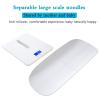 ZWJABYY Baby Scale,Digital Baby Scale,Multi-Function Toddler Scale,Mom Baby Scale,Infant Scale With Hold Function,Large Lcd Display Capacity220Ib Measurement Range 0-60Cm Height(White) view 4