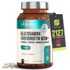 Glucosamine and Chondroitin High Strength Joint Care Supplements for Women & Men | 2127mg Complex with Vitamin C, MSM & Turmeric | 180 Capsules | VitaBright Joint Support Tablets view 1