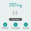 Glucosamine and Chondroitin High Strength Joint Care Supplements for Women & Men | 2127mg Complex with Vitamin C, MSM & Turmeric | 180 Capsules | VitaBright Joint Support Tablets view 2