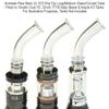 Armerah Pipe Stem XL 510 Drip Tip eCig Mouthpiece Medium Glass/Curved Clear 3 Pack view 4