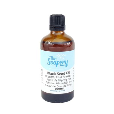 Black Cumin Seed Oil Organic 100ml - Cold Pressed, Raw, Pure, Virgin, Unrefined