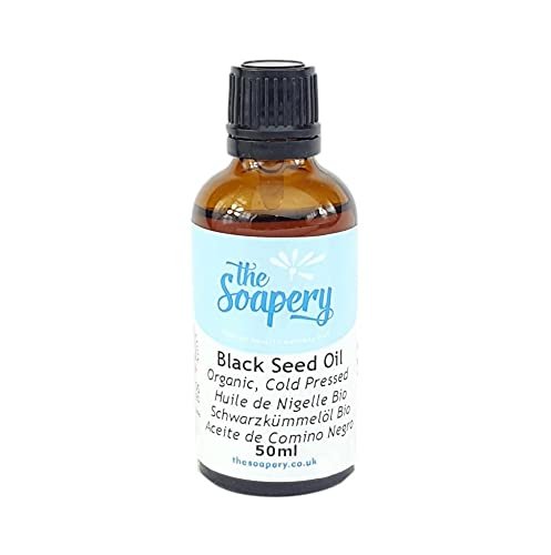Black Cumin Seed Oil Organic 50ml - Cold Pressed, Raw, Pure, Virgin, Unrefined