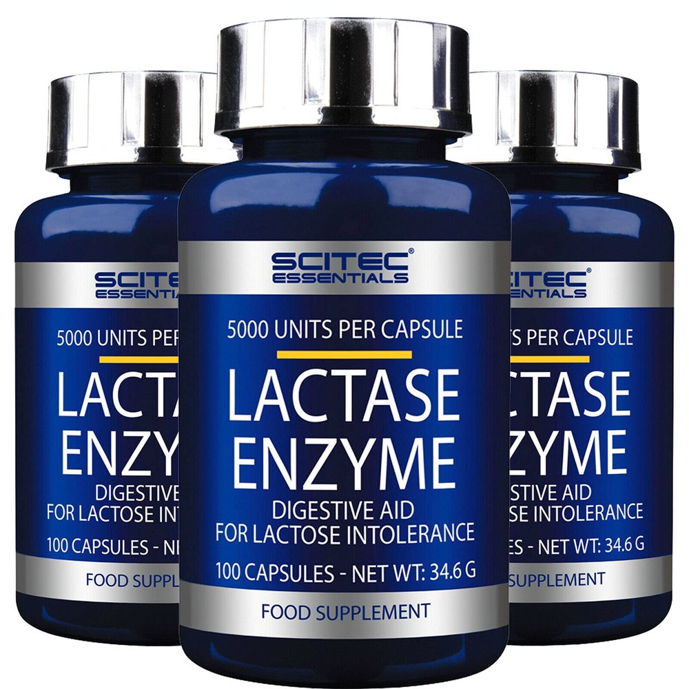 LACTASE Enzyme | Fights Lactose Intolerance | Digestive Aid | Food Supplement for Digests Lactose (300 Capsules)