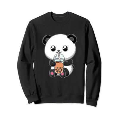Boba Tea Bubble Tea Kawaii Japanese Lover Panda Anime Otaku Sweatshirt