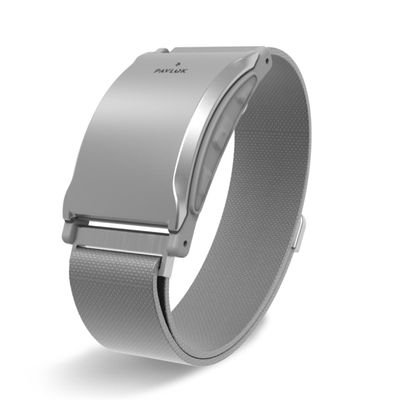 Pavlok 3 : A Mindfulness Coach on Your Wrist + Wearable Vibrating and Silent Alarm for Heavy Sleepers + Habit Trainer (Water Resistant Deluxe Edition) (Small, Aegean silver)
