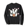 Boba Tea Bubble Tea Kawaii Japanese Lover Cat Kitten Sweatshirt view 1